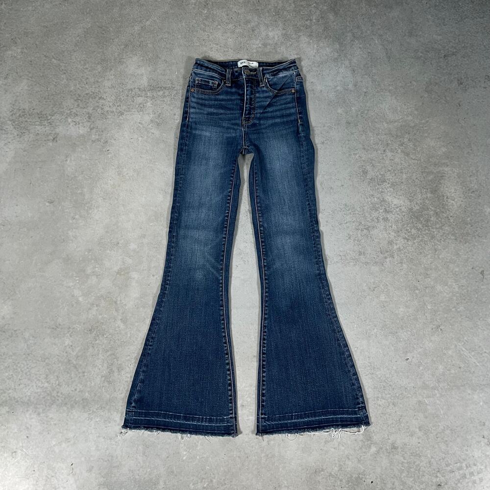 BKE Billie High Rise Super Flare Slim Fit Womens 23x30 Jeans Bootcut Stretch